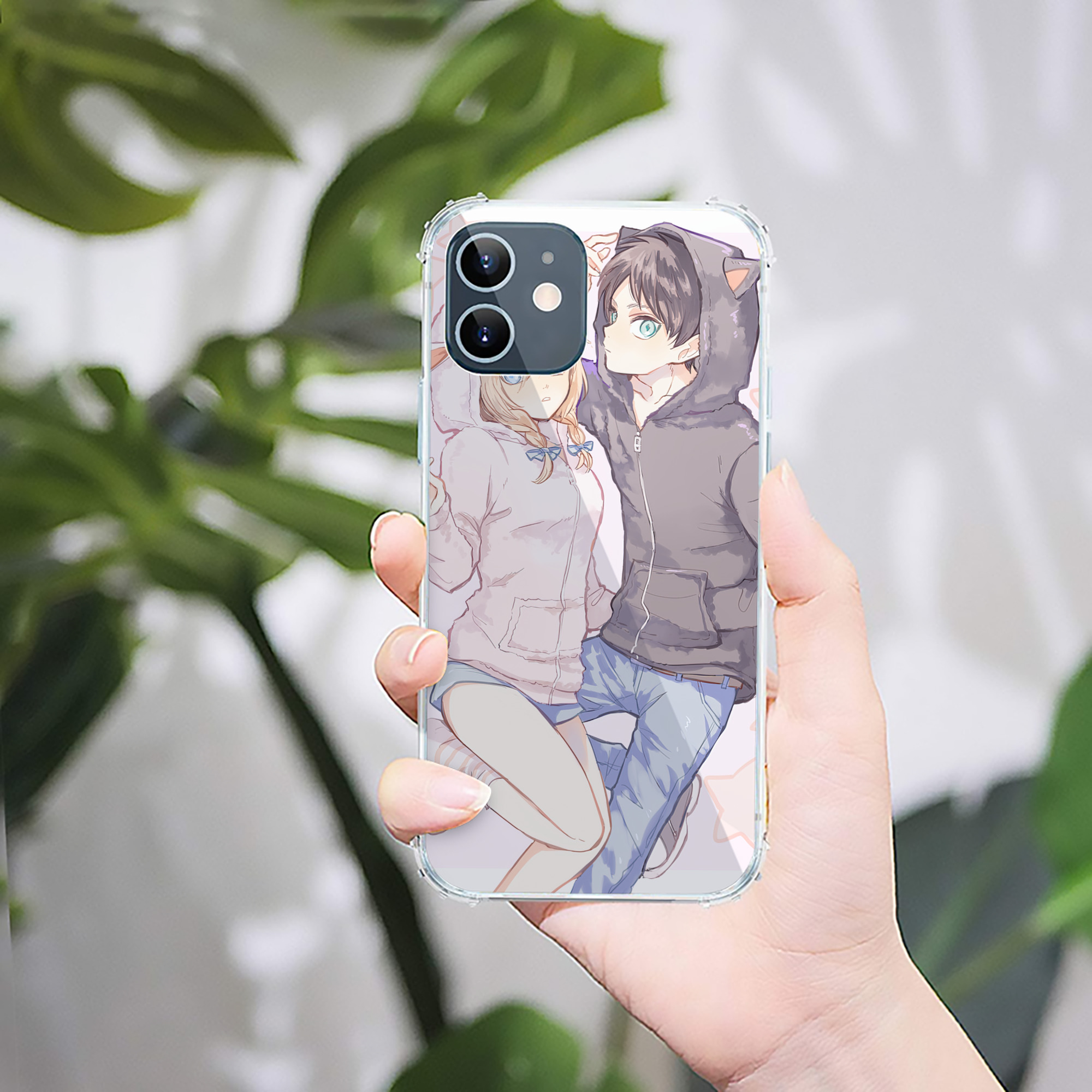 （画像用） 進撃の巨人 Attack on Titan 【iPhone 12シリーズ対応】透明スマホケース（クリアソフトケース）